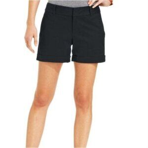 Maison Jules Cuffed Everyday Shorts Women's Size 6 Deep Black Pockets New withou